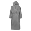 Accappatoio con cappuccio taglia S/M Wellness grigio