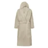 Accappatoio con cappuccio taglia S/M Wellness sabbia