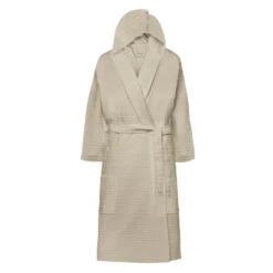Accappatoio con cappuccio taglia S/M Wellness sabbia