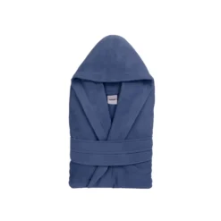 Accappatoio in microfibra blu taglia 4/6 anni bambino