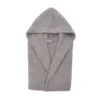 Accappatoio spugna S/M cotone Basik grigio