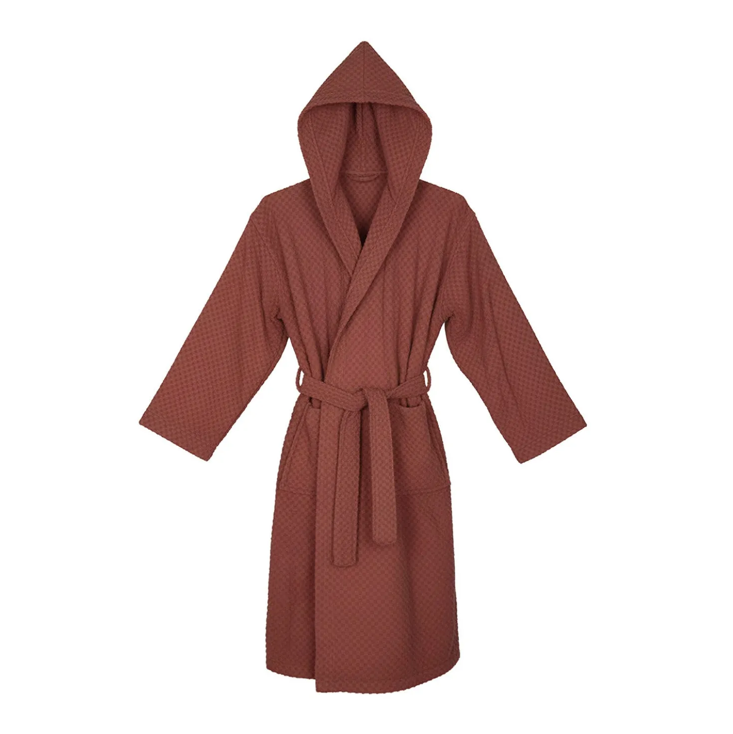 Accappatoio spugna S/M malva Check