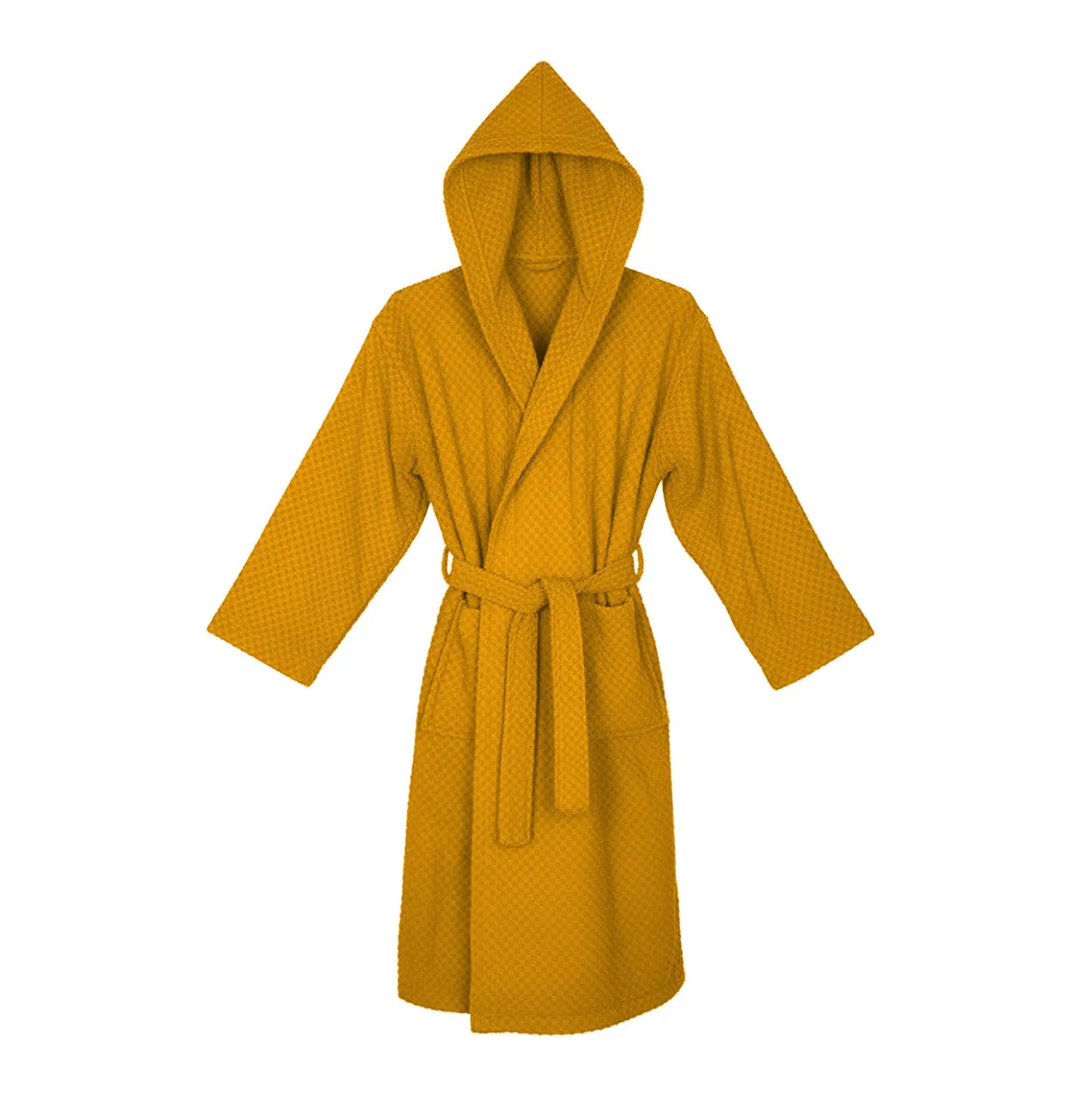 Accappatoio spugna S/M ocra Check
