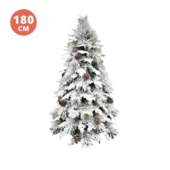 Albero di Natale innevato 180 cm Chamonix