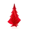 Albero Natale da tavolo 25 cm rosso plexiglass Iplex