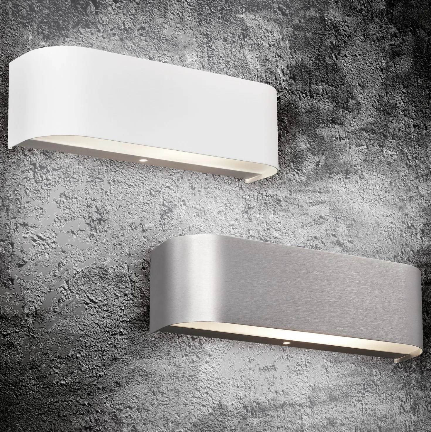 Applique LED alluminio bianco Adriano Trio