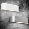 Applique LED alluminio grigio Adriano Trio
