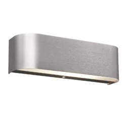 Applique LED alluminio grigio Adriano Trio