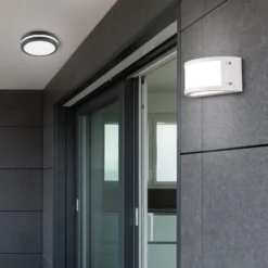 Applique LED da esterno bianca Kendal Trio