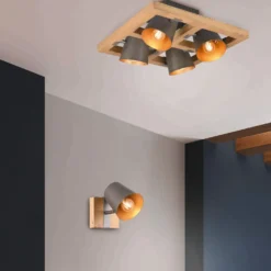 Applique luce orientabile Bell Trio