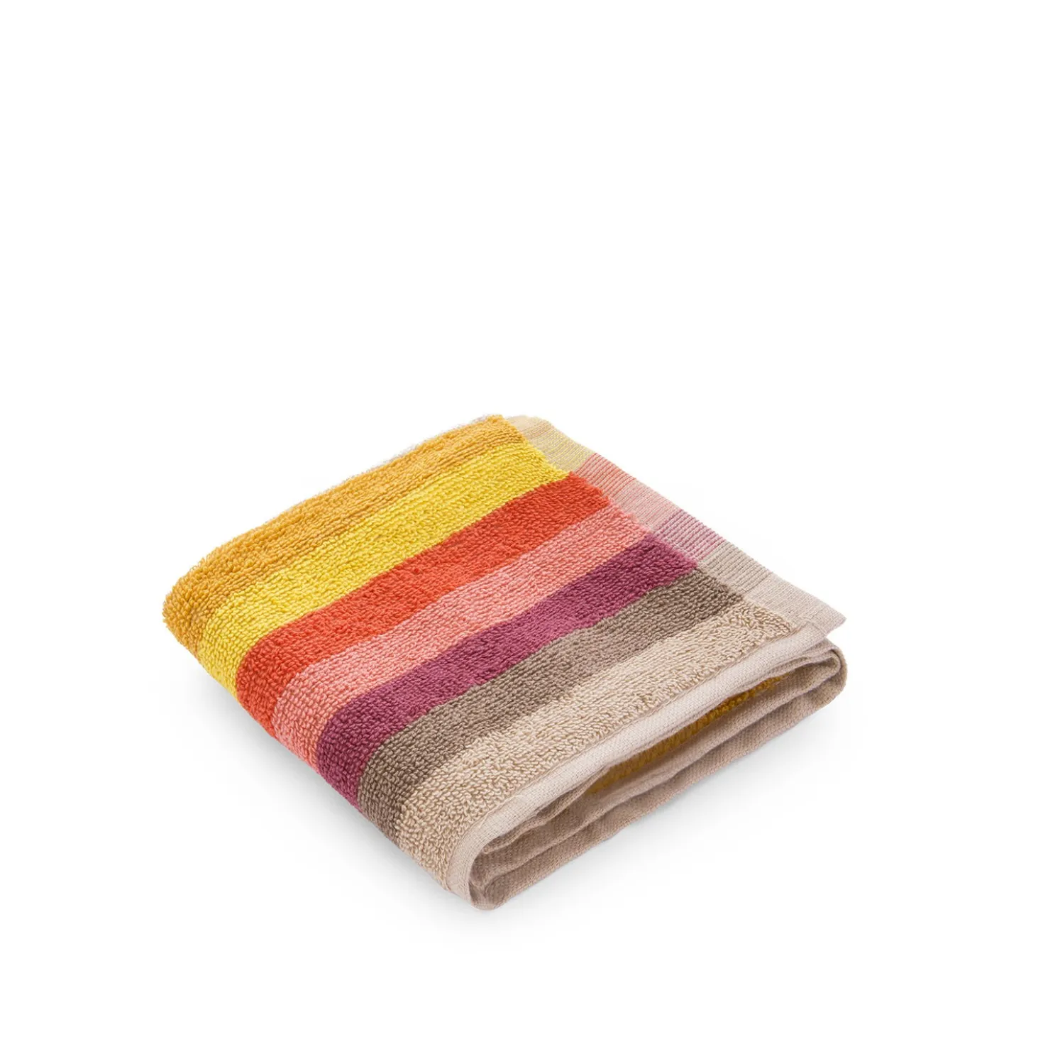 Asciugamano ospite a righe 30x50 cm Warm