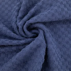Asciugamano ospite 30x50 cm blu Check