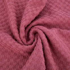 Asciugamano ospite 30x50 cm corallo Check