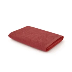 Asciugamano ospite 30x50 cm corallo Check
