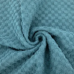 Asciugamano ospite 30x50 cm ottanio Check