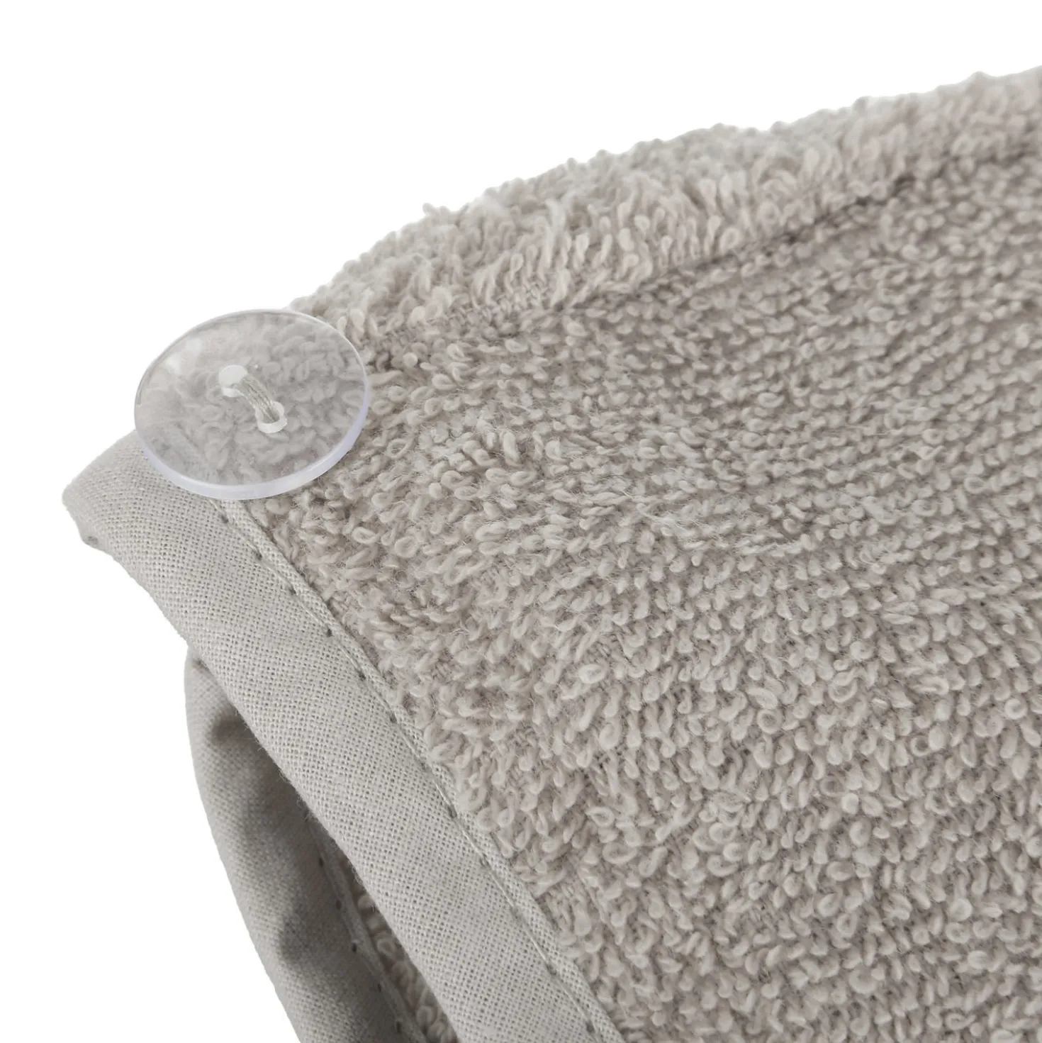 Asciugamano turbante capelli cotone Basik grigio