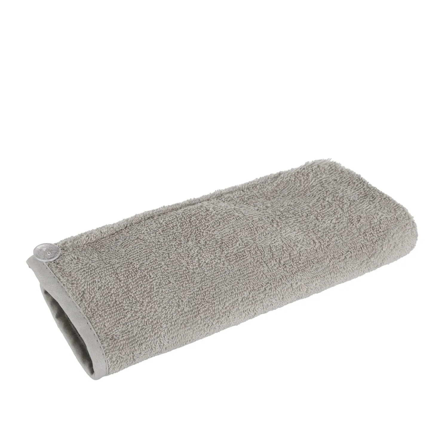 Asciugamano turbante capelli cotone Basik grigio