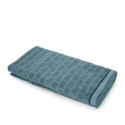 Asciugamano viso cotone Pop Corn Brick azzurro