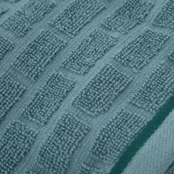 Asciugamano viso cotone Pop Corn Brick azzurro