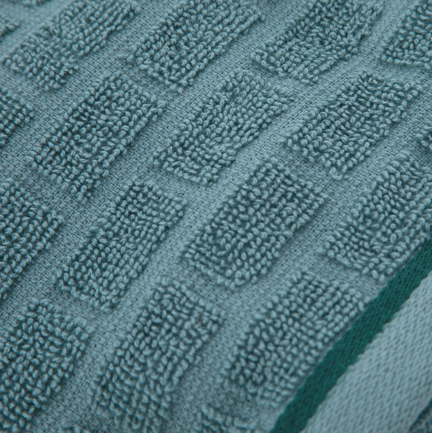 Asciugamano viso cotone Pop Corn Brick azzurro