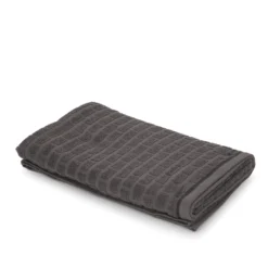 Asciugamano viso cotone Pop Corn Brick grigio scuro