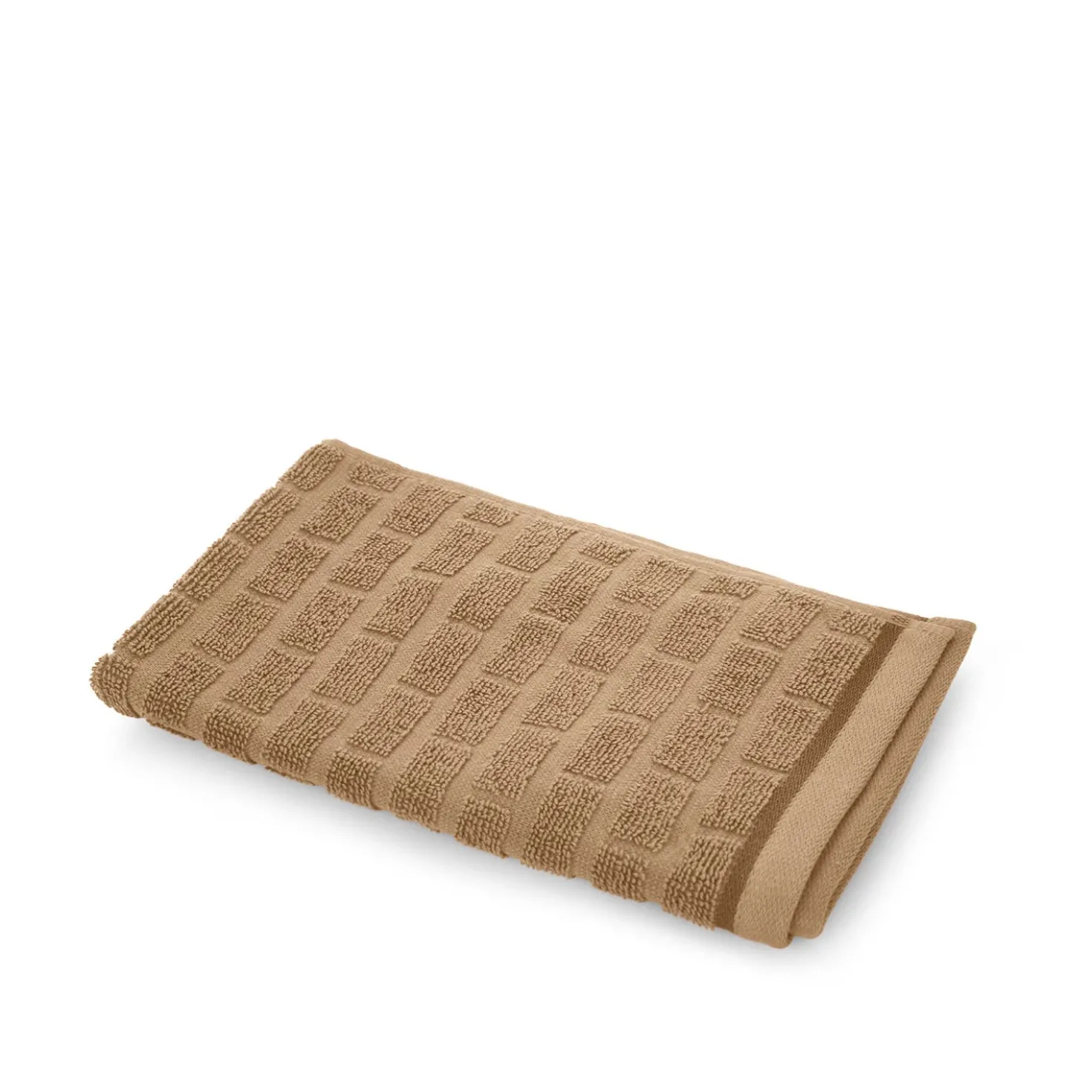 Asciugamano viso ospite cotone Pop Corn Brick beige chiaro