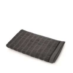 Asciugamano viso ospite cotone Pop Corn Brick grigio scuro