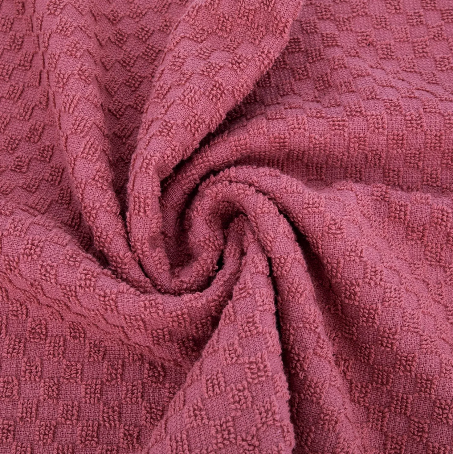 Asciugamano viso 50x90 cm corallo Check