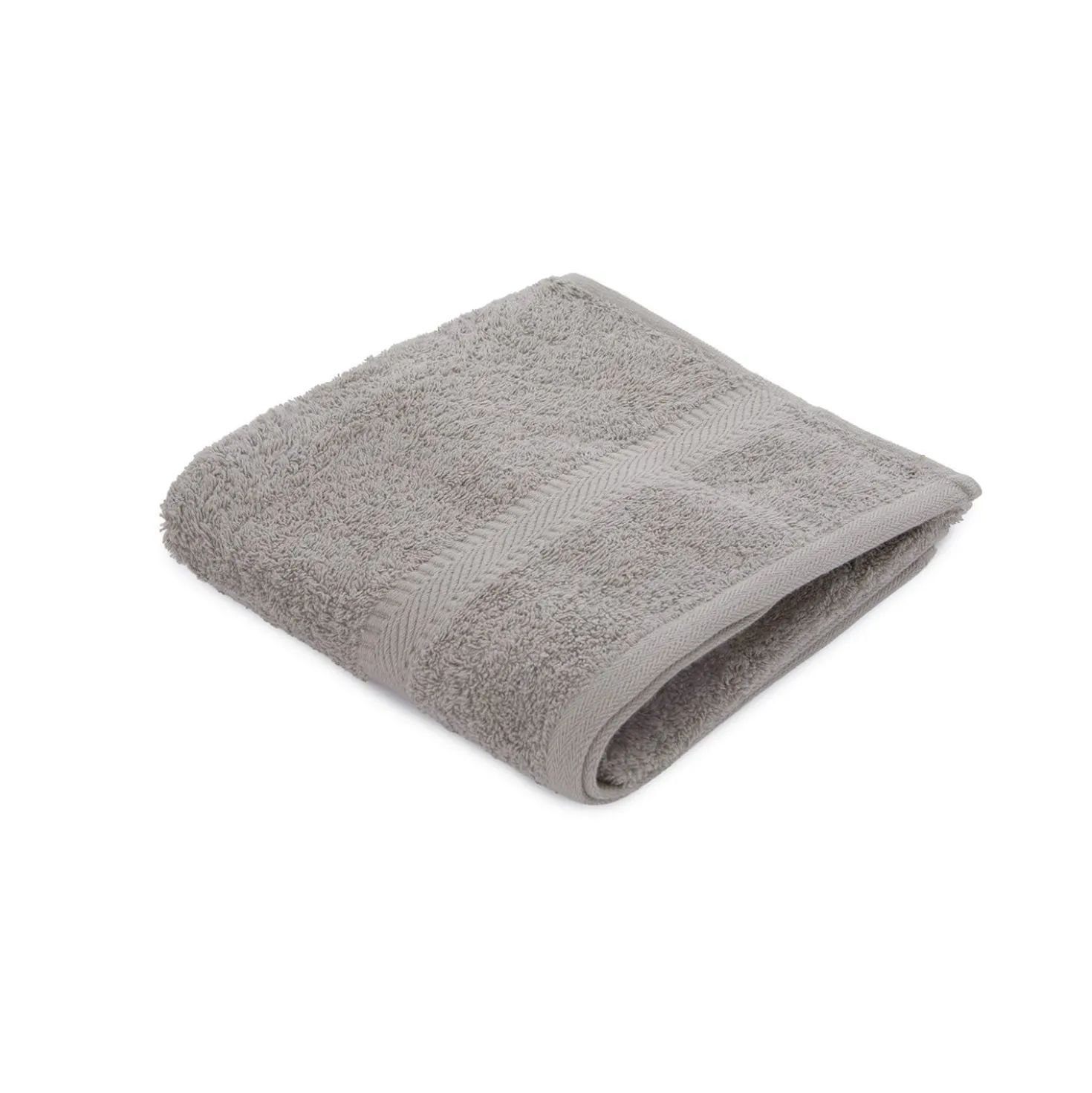 Asciugamano viso 50x90 cm cotone Basik grigio