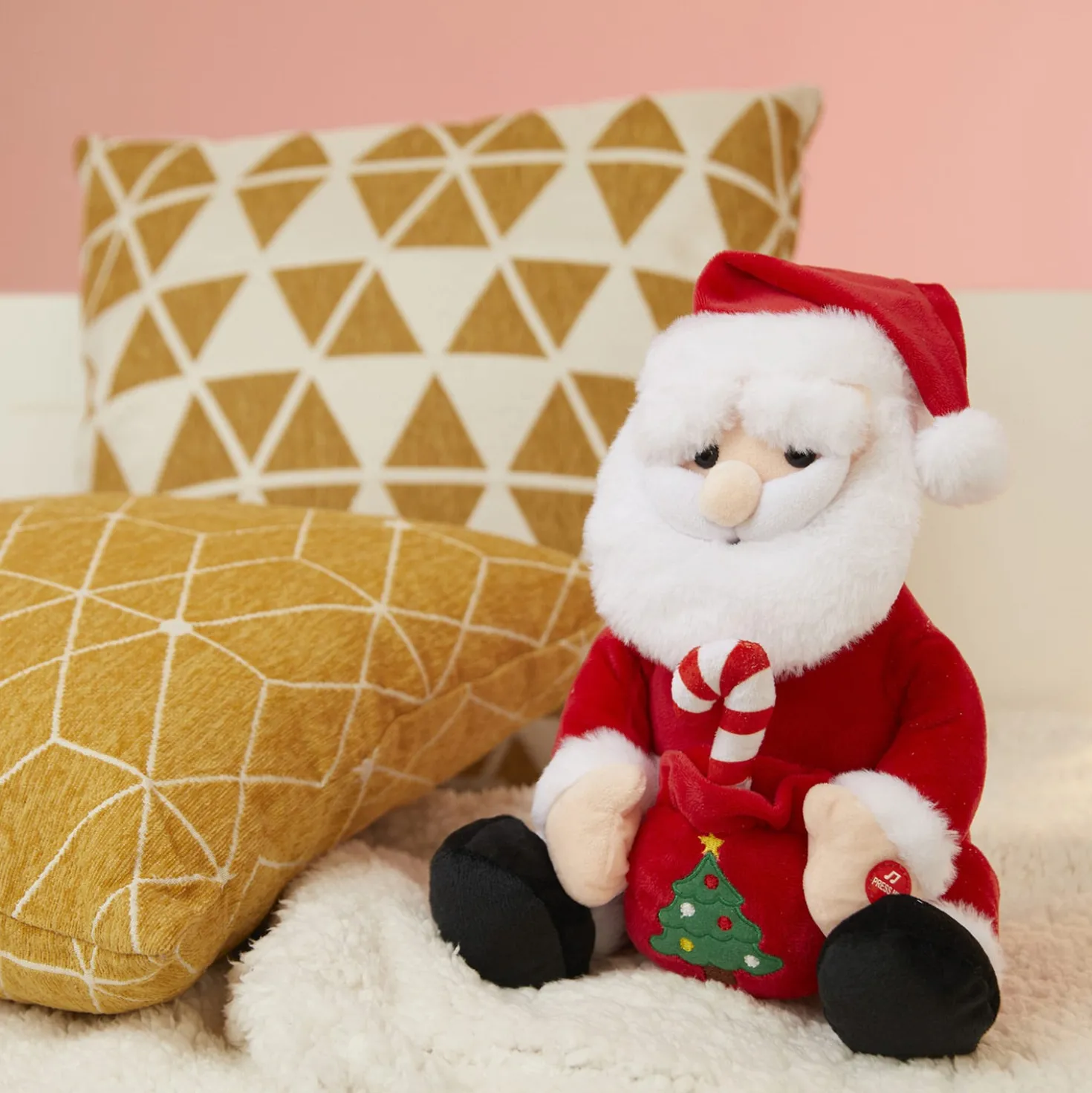 Babbo Natale ballerino con musica
