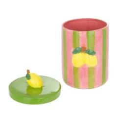 Barattolo cucina decoro limoni 24,8 cm Florafruit ceramica