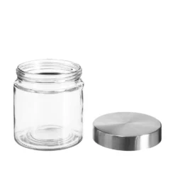 Barattolo 750 ml in vetro tappo in acciaio inox