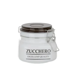 Barattolo zucchero in vetro 500 ml chiusura ermetica