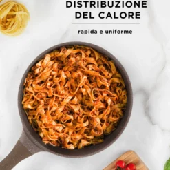 Batteria di pentole antiaderenti 7 pezzi 0 Grassi