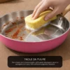 Batteria pentole acciaio 9 pezzi La Vie en Rose fucsia