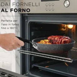 Batteria pentole induzione 5 pezzi New Petra Dark