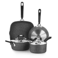 Batteria pentole induzione 6 pezzi New Petra Dark