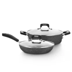 Batteria pentole induzione 4 pezzi New Petra Dark