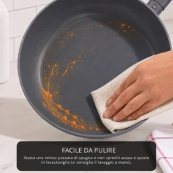 Batteria pentole 11 pezzi Autentica grigia