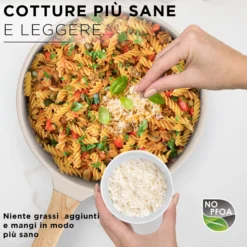 Batteria pentole 10 pezzi Bambù verde e crema