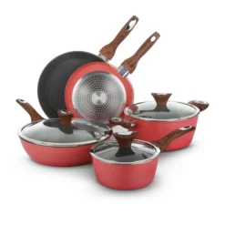 Batteria pentole 8 pezzi corallo Golden 5