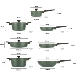 Batteria pentole 11 pezzi Corredo
