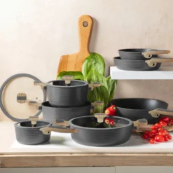 Batteria pentole 11 pezzi grigio Corredo 2.0