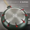Batteria pentole 10 pezzi verde Cooking Therapy