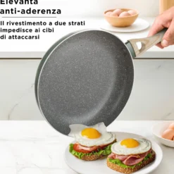 Batteria pentole 10 pezzi verde Cooking Therapy