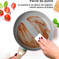 Batteria pentole 10 pezzi verde Cooking Therapy