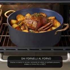 Batteria 12 pezzi antiaderente ceramico Rhapsody nera
