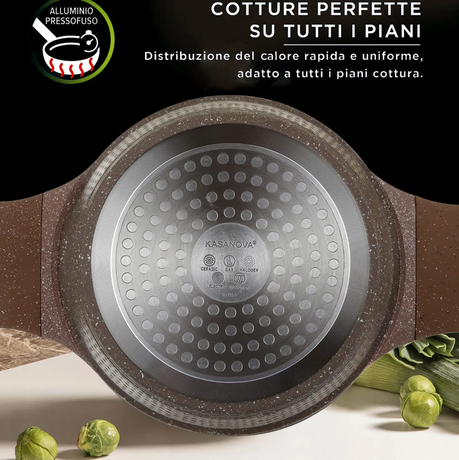 Batteria 8 pezzi antiaderente 0 grassi