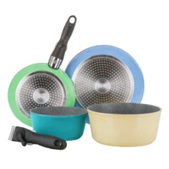 Batteria 4 pezzi con 2 manici staccabili Young