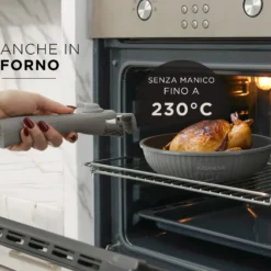 Batteria 9 pezzi Eaziclip grigia con manici staccabili
